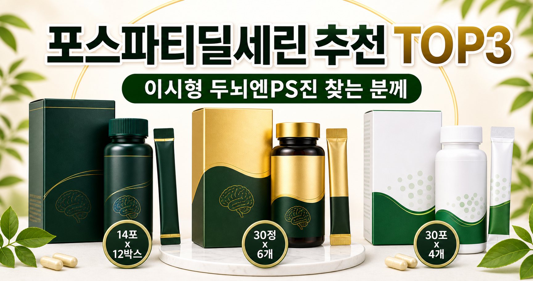 포스파티딜세린이 인지력 영양제로 자주 언급되는 이유를 정리한 이미지